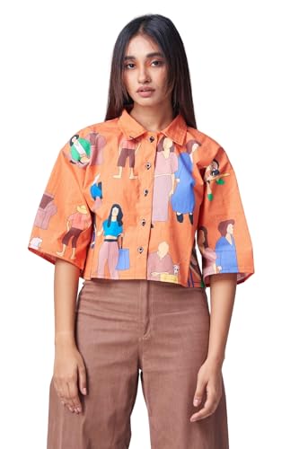 Leriya Fashion Shirt for Women | Crop Shirt for Women | Oversized Shirt for Women - Authentic Leriya Clothing | UrbanThreads - Image 2