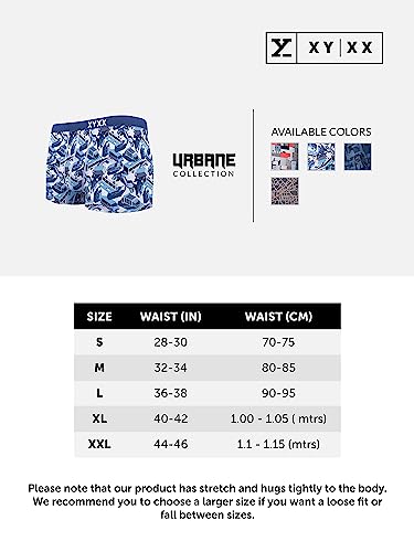 XYXX Men's Micromodal Regular Fit Printed Antimicrobial Trunks - Image 5