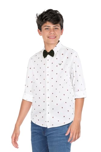 Allen Solly Boy's Cotton Regular Fit Shirt - Image 4