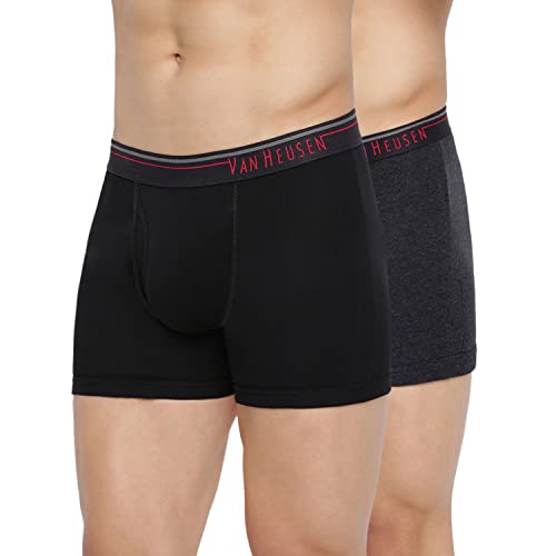 Van Heusen Men Boxer Briefs 100% Combed Cotton Pack of 2 - Image 2