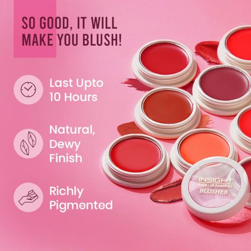 INSIGHT Cosmetics Blusher - Soft Salmon Dewy Finish - Image 4