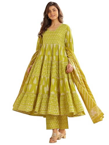Libas Women's Cotton Blend Kurta Sets - Authentic Libas Clothing | UrbanThreads - Image 2