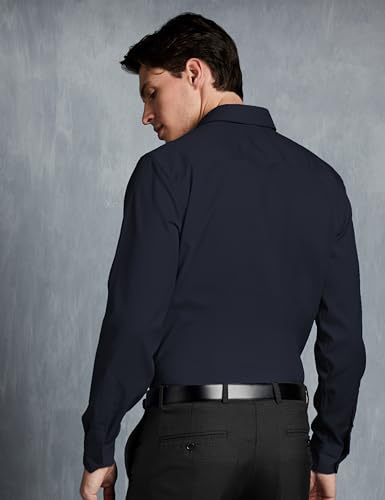 Symbol Men's Wrinkle-Resistant Regular Fit Cotton Formal Shirt - Image 4