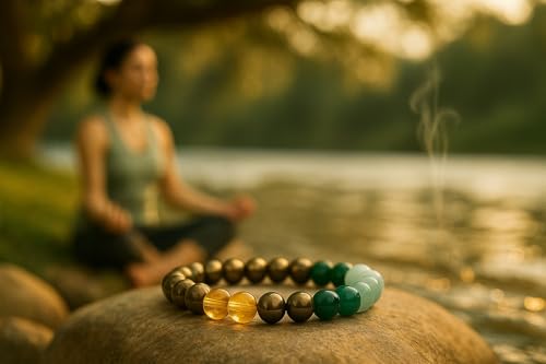 Dhan Yog Bracelet Pyrite Citrine Aventurine - Image 4