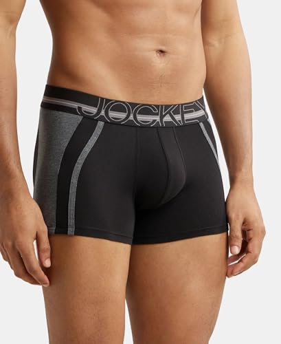Jockey Men's Super Combed Cotton Elastane Stretch Trunk - Image 3