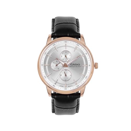 Casio Enticer Silver Dial Watch Men's Classic Style - Image 2