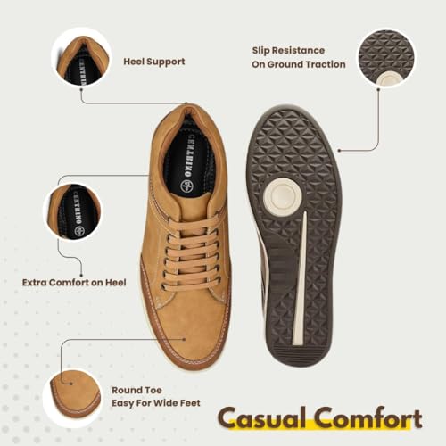 Centrino Casual Sneakers for Men | Stylish Lace-Up Sneakers with Cushioned Insole | Comfortable Walk - Authentic Centrino Footwear | UrbanThreads - Image 4