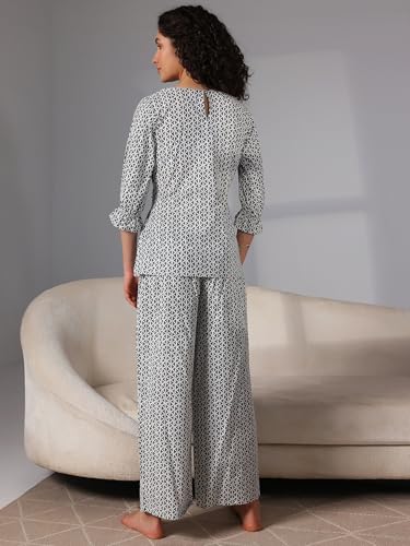 Libas Womens Printed Cotton Night Suit Set for Women - Authentic Libas Clothing | UrbanThreads - Image 4