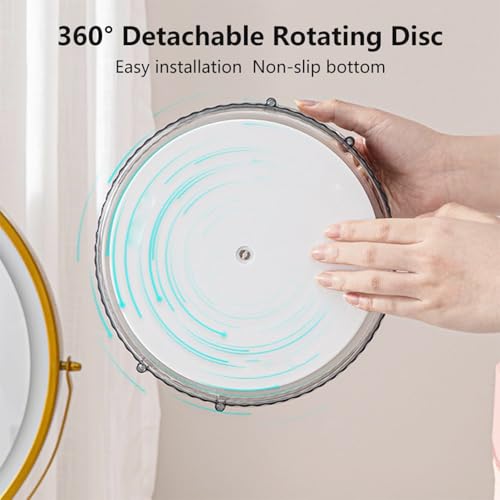 INOVERA ABS Plastic 360° Rotation Makeup Organizer for Women - Image 4