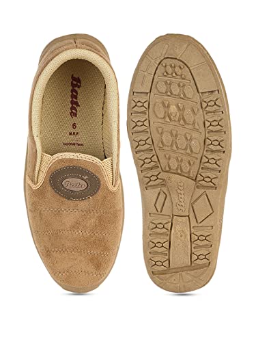 Bata Men Casual Slipon Shoes - Beige - (UK- 8) - Authentic Bata Footwear | UrbanThreads - Image 5
