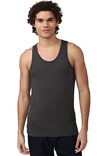 Peter England Men's Regular Fit Vest Grey - Image 2