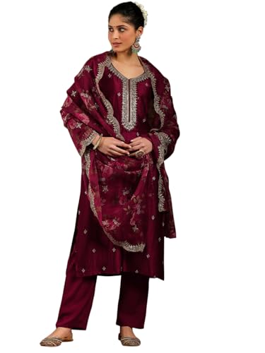 Libas Women's Silk Blend Kurta Sets - Authentic Libas Clothing | UrbanThreads - Image 2