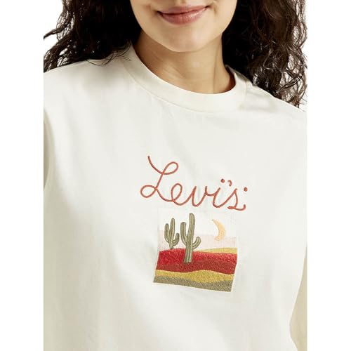 Levi's Women Cotton Relaxed Fit Graphic Print T-Shirt - Image 5