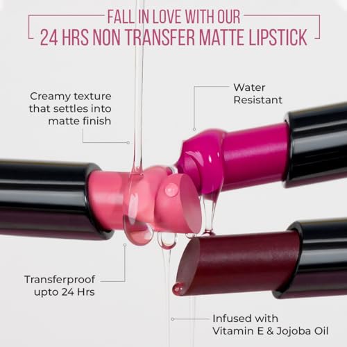 INSIGHT 24 Hrs Non-Transfer Matte Lipstick - Image 4