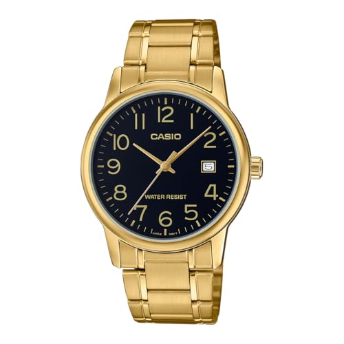Casio Enticer Gold & Black Analog Watch Men - Image 2