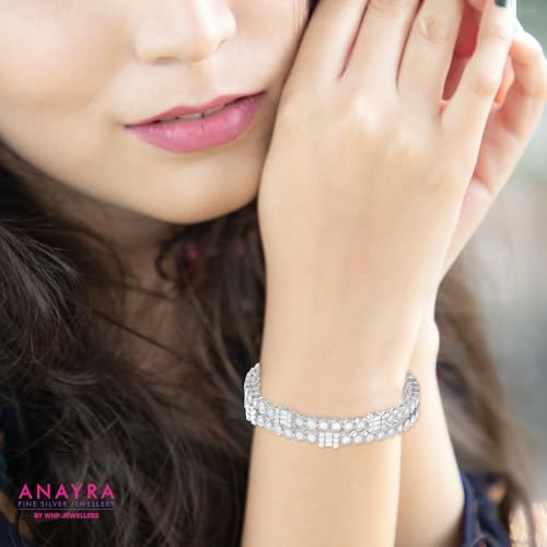ANAYRA 925 Sterling Silver Bracelet for Women - Image 4