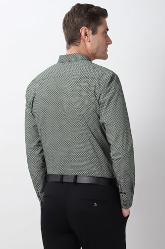 Peter England Men's Formal Shirt Cotton Full Sleeves Regular Fit - Image 4