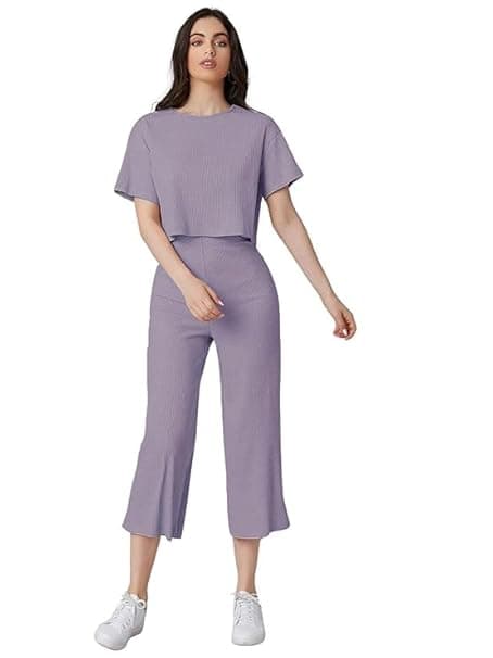 Leriya Fashion Co Ord Set For Women Stylish | Trendy Korean Summer Travel Outfit | 2 Piece Dress for - Authentic Leriya Clothing | UrbanThreads