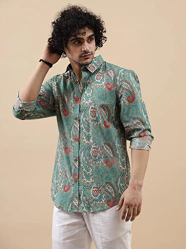 Leriya Fashion Shirts for Men || Rayon Batik Printed Casual Men's Shirt || Full Sleeves Hawaiian Reg - Authentic Leriya Clothing | UrbanThreads - Image 5