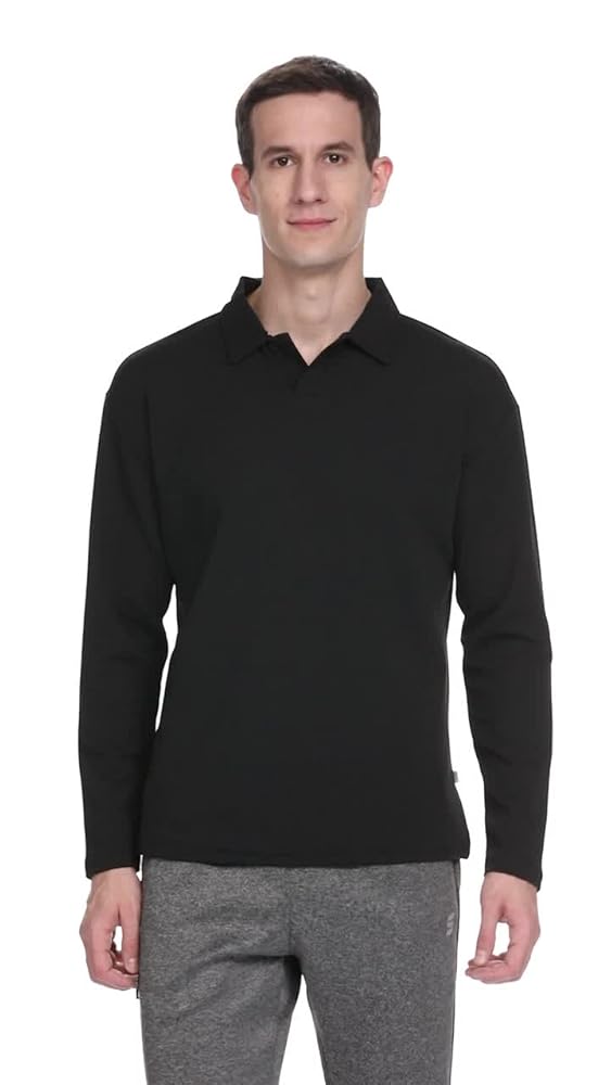 Leriya Fashion Men's Lycra Blend Regular Fit Polo T-Shirt Plain & Versatile (Available in Plus Size - Authentic Leriya Clothing | UrbanThreads - Image 3