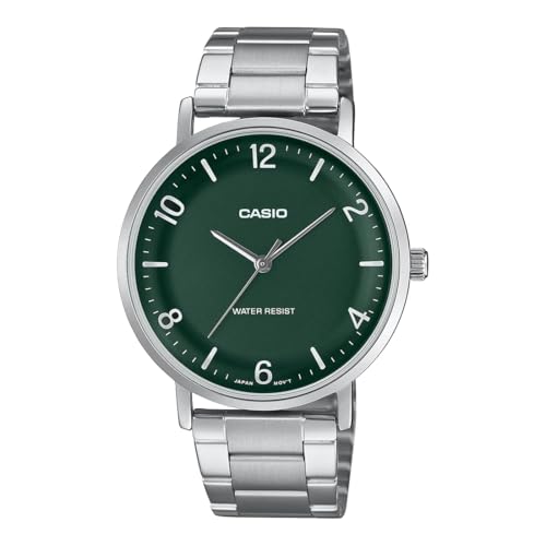 Casio Enticer MTP-VT03D-3BDF Analog Green Dial Men - Image 2