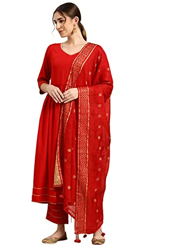 Libas Rayon Salwar Suit Set - Elegant Ethnic Wear | UrbanThreads.in - Image 2