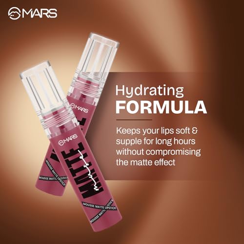 MARS Matte Muse Mousse Lipstick 12-LOVE LADY 3ml - Image 5