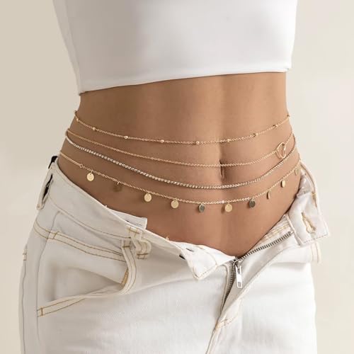 Shining Diva Waist Belt Set of 4 Kamarbandh for Women - Image 4
