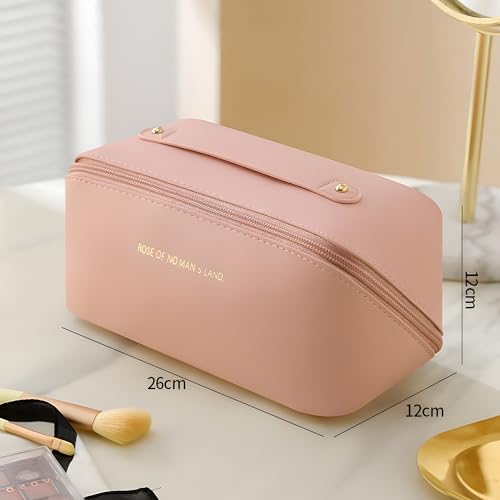 CLAPONE Leather Makeup Pouch Bag for Women - Image 4