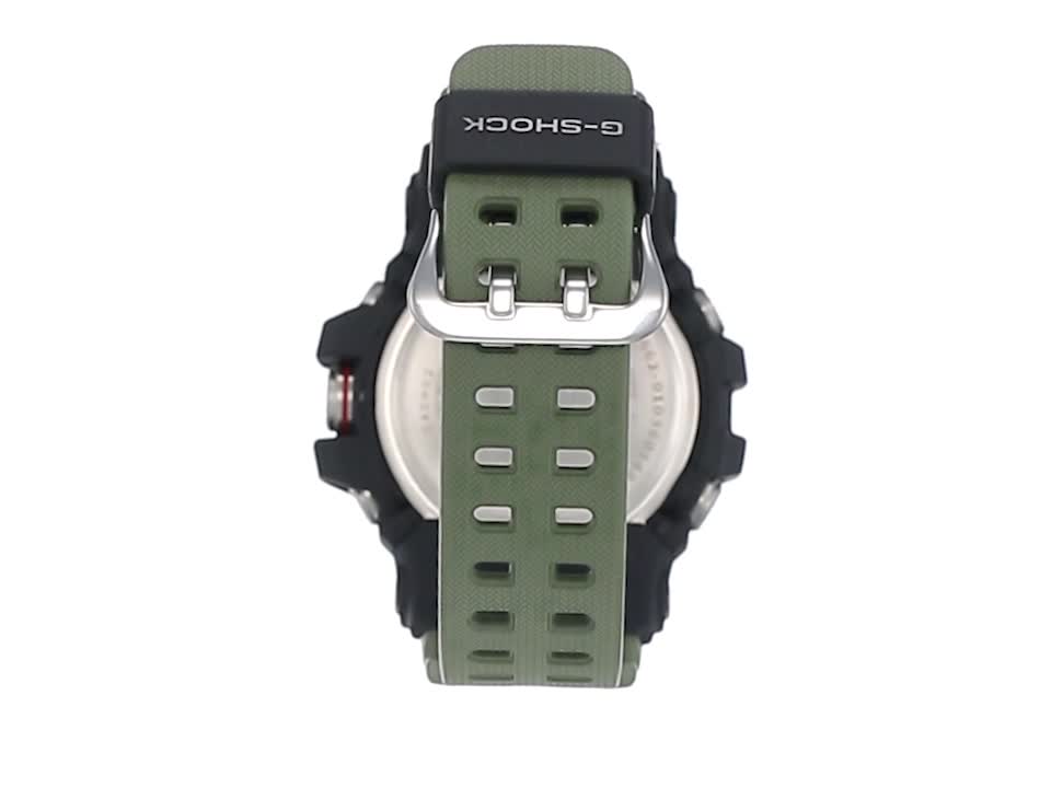 Casio G-Shock Mudmaster Green Black Analog-Digital Watch - Image 5