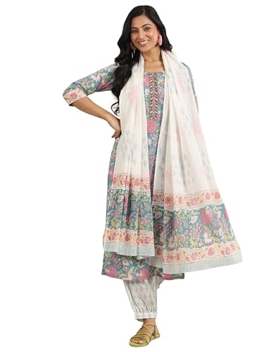 Libas Printed Cotton Kurta Set - Stylish Ethnic Wear | UrbanThreads - Image 2