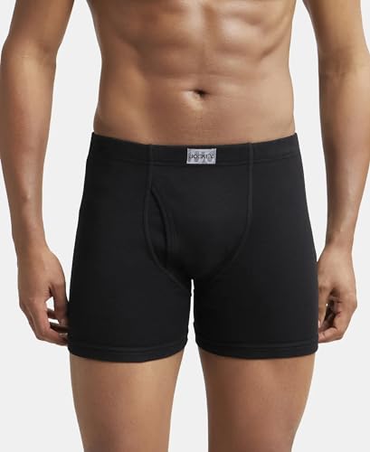 Jockey 8008 Men's Cotton Rib Boxer Brief with Waistband - Image 3