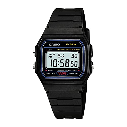 Casio F-91W Black Digital Watch - Image 2