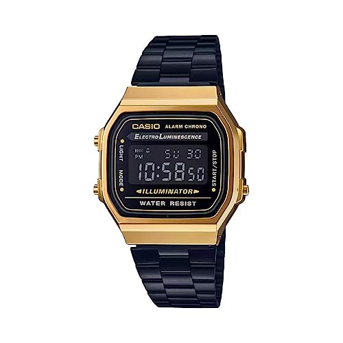 Casio Unisex A168WEGB-1BDF Black Digital Watch - Image 2