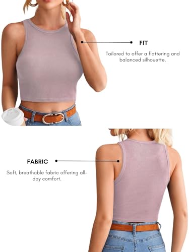 Leriya Fashion Women's & Girls' Solid Asymmetrical Round Neck Cotton & Rayon Crop Top - Authentic Leriya Clothing | UrbanThreads - Image 5