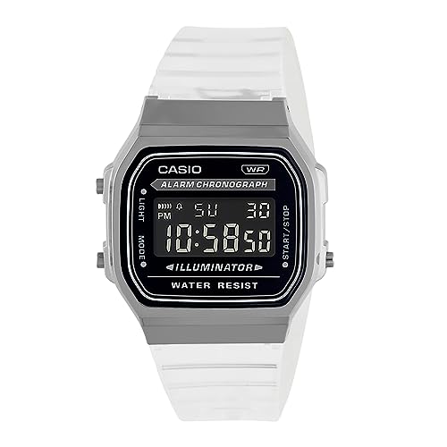 Casio Vintage Digital Watch Black Transparent 80s Retro - Image 2