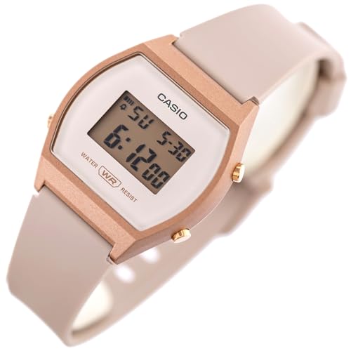 Casio LW-204-4ADF Rose Gold Digital Watch Pink Strap - Image 4