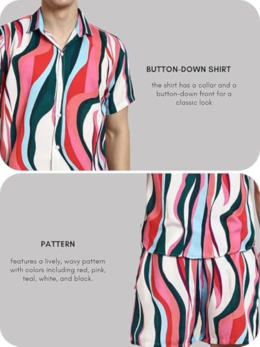 Leriya Fashion Co Ord Set for Men | Trendy Night Dress for Boys | T-Shirt and Shorts Combo for Loung - Authentic Leriya Clothing | UrbanThreads - Image 5