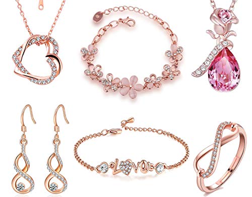 Om Jewells Rose Gold Jewellery Combo 2 Adjustable Bracelets - Image 2