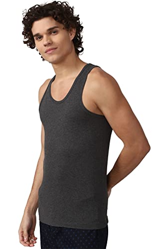 Peter England Men's Regular Fit Vest Grey - Image 3