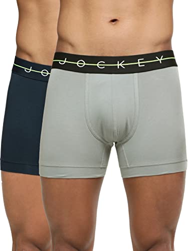 Jockey NY16 Men's Super Combed Cotton Elastane Trunk - Image 2