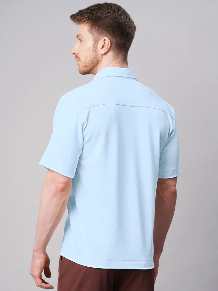 Leriya Fashion Men's polyester Regular Fit Shirt | Half Shirt | Shirt Casual| Shirt Half Sleeve | Te - Authentic Leriya Clothing | UrbanThreads - Image 4