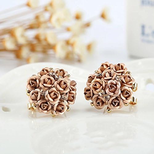 Shining Diva Floral Gold Plated Earrings for Women & Girls - Image 5