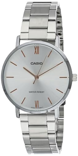 Casio Silver Minimalist Watch - Image 2