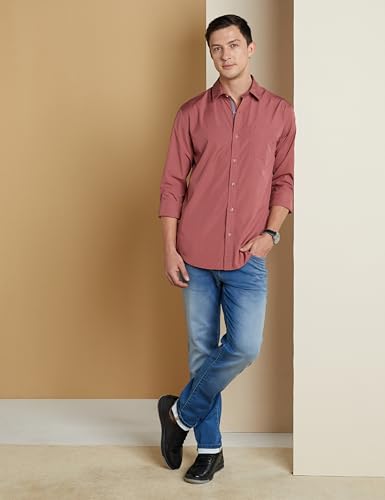 Symbol Men's Casual Cotton Poplin Shirt Regular Fit - Image 5