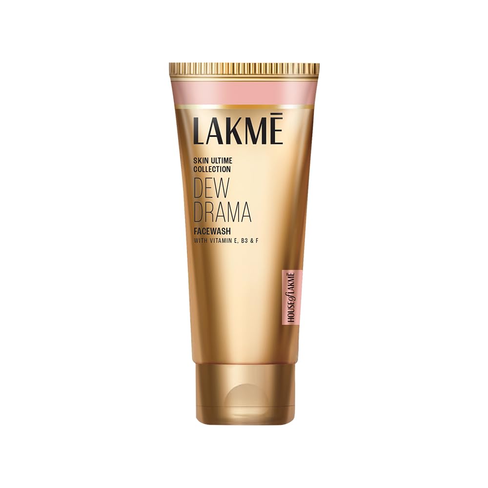 LAKMÉ Dew Drama Facewash Pro-Ceramides 6% Vitamin E 100gm