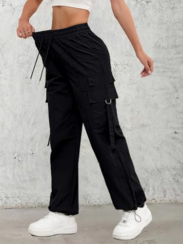 Leriya Fashion Women's Regular Fit High Rise Trouser | Cargo Style Trousar Track Pants | Hight Waist - Authentic Leriya Clothing | UrbanThreads - Image 4