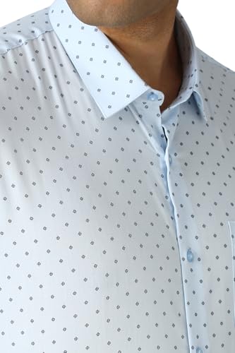 Peter England Men's Cotton Print Slim Fit Shirt - Image 5