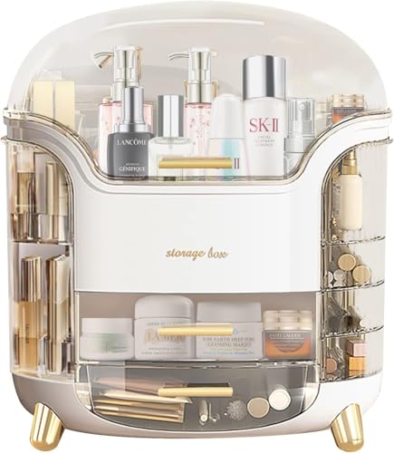 Niyam Makeup Organiser Storage Box with Clear Lid - Image 2