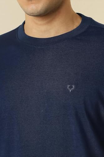 Allen Solly Men Cotton Regular Fit Drop Shoulder T-shirt - Image 4
